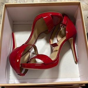 Red Michael Kors heels